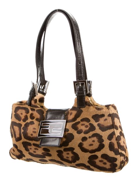 fendi leopard womens bag|fendi leather handbags.